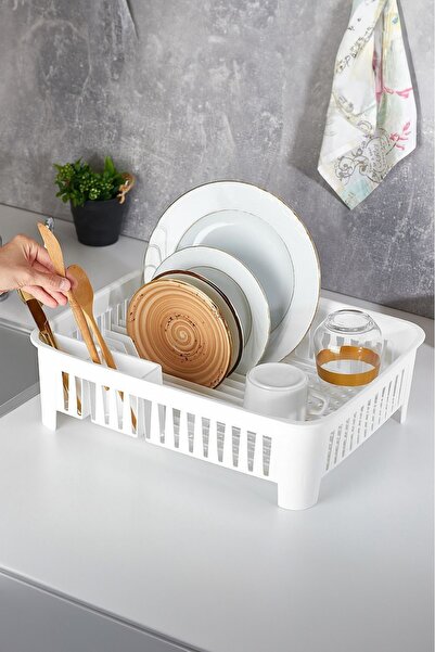 Evalins Tezgah Üstü Bulaşıklık, Tabaklık ve Bulaşık Sepeti, Mutfak Organizeri