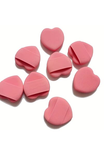 Tual Parmak Makyaj Süngeri Mini Kalpli 4 Adet