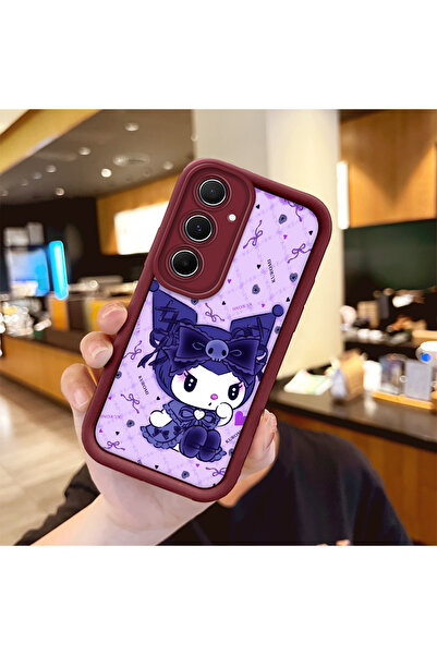 Hontinga حافظة هاتف سامسونج جالاكسي A55 متوافقة مع السيليكون الرقيق، نمط كرتو...