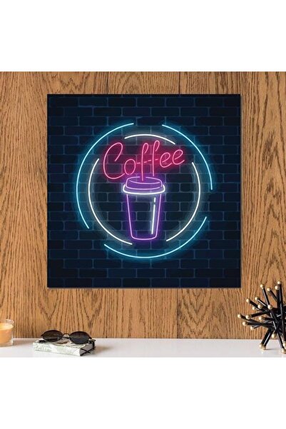 urbantrands لوحة جدارية متعددة الألوان بتصميم مستوحى من القهوة، مقاس 33 × 33 سم