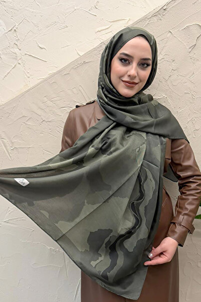 efdal şal eşarp Abstract Pattern Voile Soft Shawl