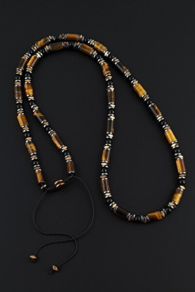 Seven Art Jewelry Kaplangözü & Agate Macrame Necklace Bracelet Set