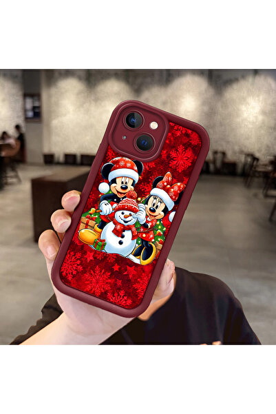 Hontinga iPhone 15 Plus Compatible Slim Silicone Phone Case Anti-Drop Cartoon...