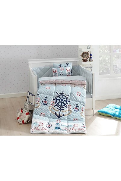 NazeninHome Marinic 100% Cotton Ranforce Baby Duvet Cover Set