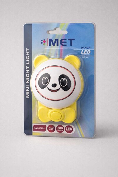PERİ MET PANDA LED GECE LAMBASI PRİZ TİPİ 2W GECE AYDINLATMA LAMBASI