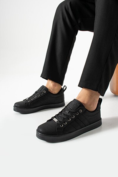 L.A Polo Casual Black Men's Sneaker