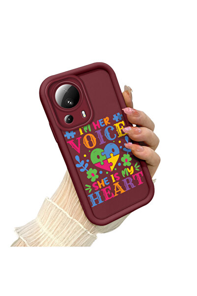 Hontinga حافظة هاتف من السيليكون الناعم بنمط الزهور المتوافقة مع كاميرا Xiaom...