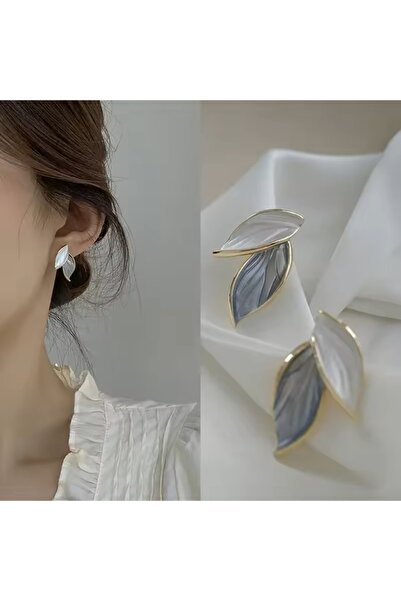 Glamluxe Leaf Patterned Earrings