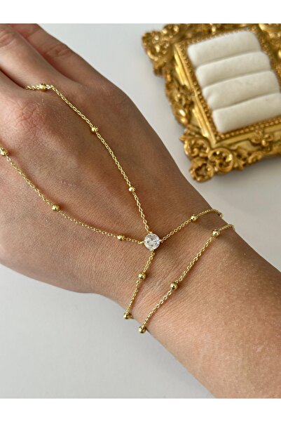 Charmist Çelik tek taş detaylı Şahmeran