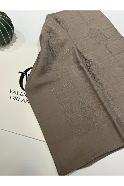 Valentino Orlandi Pamuk Floş Jakar Şal