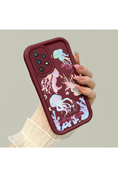 Hontinga جراب هاتف من السيليكون الناعم بنمط ميديوزا متوافق مع كاميرا سامسونج ...