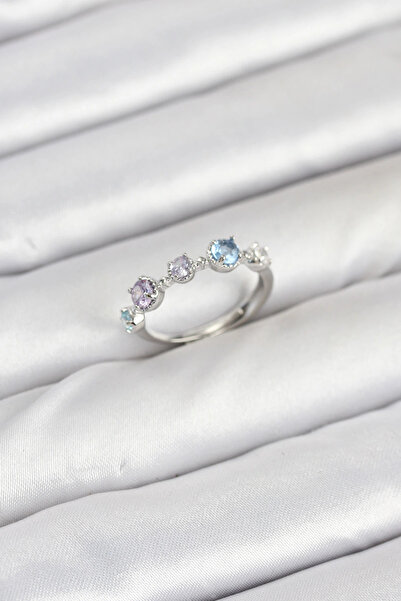 shopwave Brass Silver Rk Rkli Zircon Stone Women's Ring