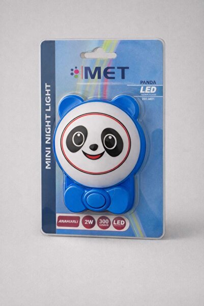PERİ MET PANDA LED GECE LAMBASI PRİZ TİPİ 2W GECE AYDINLATMA LAMBASI