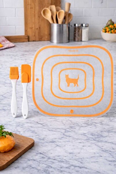 Sfmstore مجموعة أدوات المطبخ السيليكونية غير القابلة للانزلاق مع حصيرة التقطي...