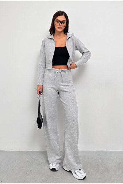 XELA ΓΥΝΑΙΚΕΙΑ ΖΑΚΕΤΑ ΜΕ ΦΕΡΜΟΥΑΡ ΔΙΠΛΗΣ ΚΑΤΕΥΘΥΝΣΗΣ, ΠΑΝΤΕΛΟΝΙ ΜΕ ΕΛΑΣΤΙΚΗ Μ...