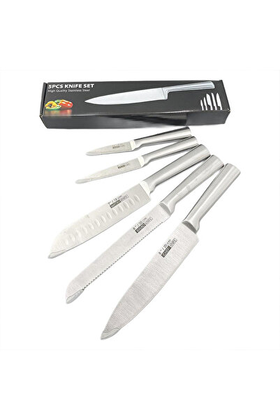 OEM Set of 5 stainless steel kitchen knives – for professional and home use