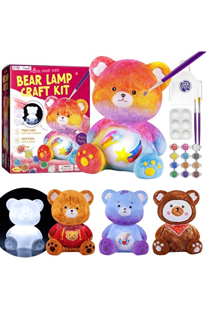 Laoese Kit pentru vopsirea propriei lămpi cu ursuleț