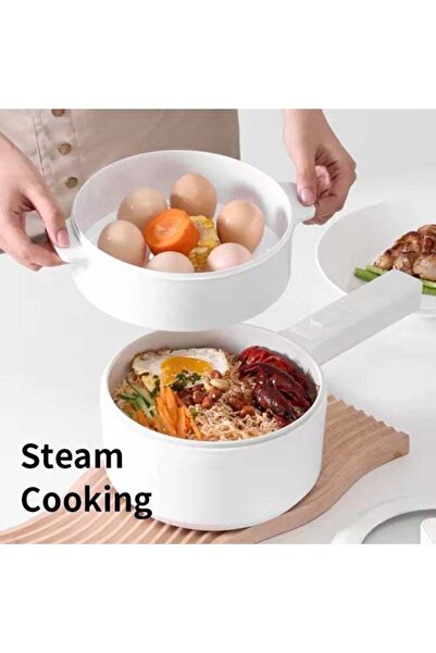 Generic قدر كهربائي محمول مع جهاز بخار