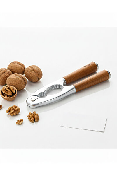 Edenza Wooden Handle Metal Walnut Cracker – Durable Ergonomic Nut and Walnut ...