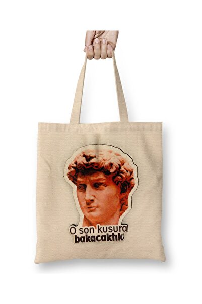 Toyaso I Should Have Been More Careful Gift for a Friend White Cloth Bag Long...