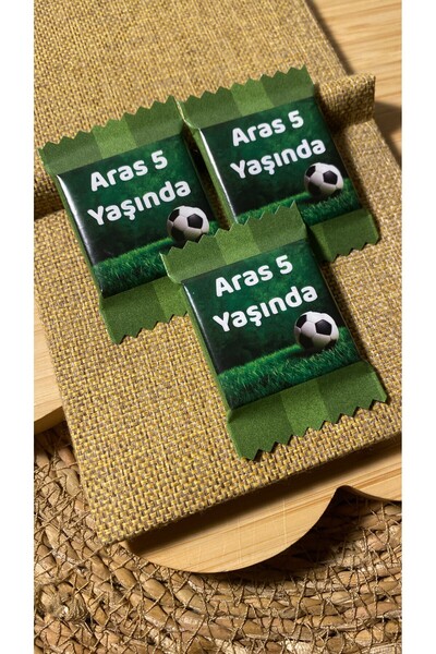 Sinek Kupası Tasarım İsme Özel Tasarımlı Futbol Temalı 18 Adet Doğum Günü Yaş...