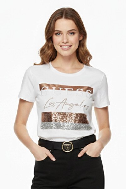 Guess Lerny Tee Graphic T-Shirts Qbgi67Kak90 - G011
