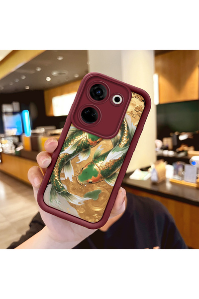 Hontinga حافظة هاتف من السيليكون الرقيق المتوافقة مع تقنية 4G من Tecno Camon ...