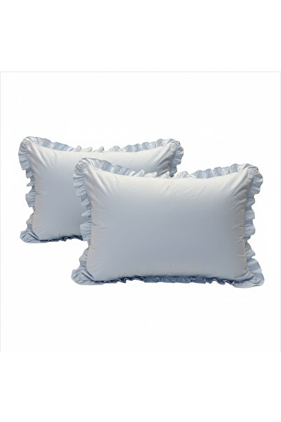 By Masuaa Ruffled Pillowcase 2 Pieces 100% Cotton Akfi̇l Fabric |   Cotton |