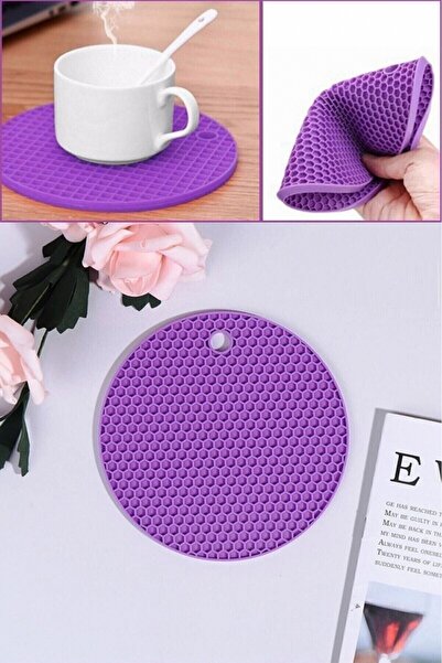 Evalins Petek Şekilli Silikon Nihale ve Kalbura Bastı Kalıbı, Isıya Dayanıklı...