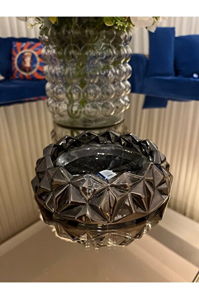 Decovio Büyük boy kristal cam küllük 15 cm