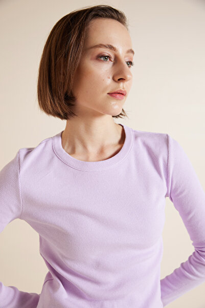 Avrile Shiny Printed Corded Fabric Blouse