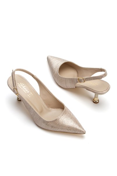 Melvoria Women's Pointed Toe Stylish Heeled Evening Dress Shoes