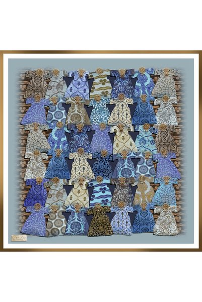 LA BOUTIQUE Fall Scarf 2479-02 90X90
