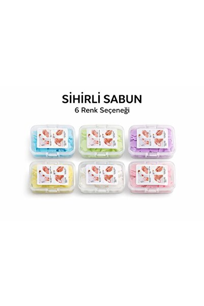 NASYONEL TOYS Sihirli Sabun – Çiçek Şekilli Yaprak Sabun | 7'Li