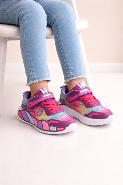 minibonito Girl's Sneakers (Size 22-25 Lighted) – Colored Sole, Anarok Sole, ...