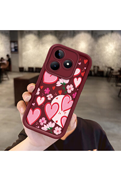 Hontinga حافظة هاتف من السيليكون الرقيق المتوافقة مع هاتف Realme Note 50، نمط...