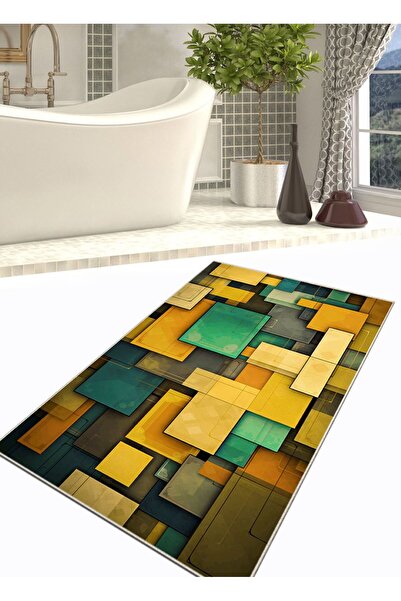 Ardizayn Вернаца - 80x120 cm, противоплъзгаща, памучна основа, килимче за баня