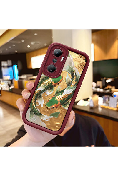 Hontinga حافظة هاتف من السيليكون الرقيق المتوافقة مع هاتف Infinix Hot 20، نمط...