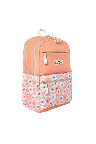 Faber Castell Faber-Castell Flower Okul Sırt Çantası Turuncu