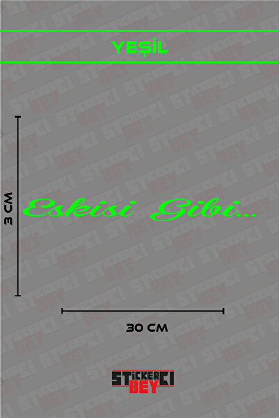 STİCKERCI BEY مثل القديم... ملصق مكتوب للدراجات النارية والكمبيوتر المحمول وا...