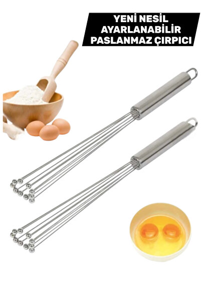 Manosta خلاط البيض والمعجنات من الفولاذ المقاوم للصدأ قابل للتعديل من الجيل ا...