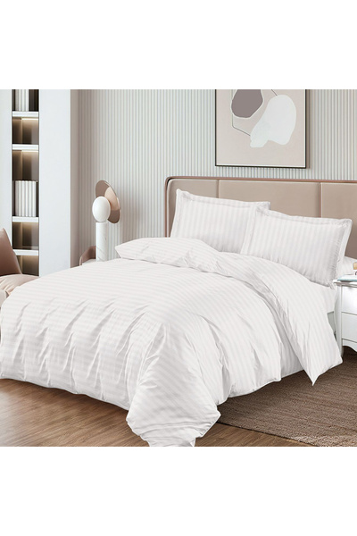 Pucioasa Damask bed linen with elastic for double bed 2 people Pucioasa, 4 pi...