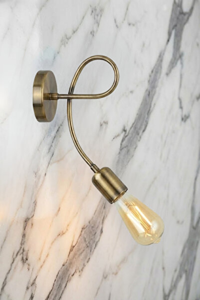 RONİSU AYDINLATMA Zenixa Tekli Aplik - Yatak Odası, Banyo Uyumlu Duvar Aplik