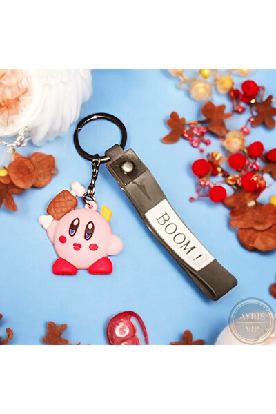 Kirby Et Sevimli Anahtarlık