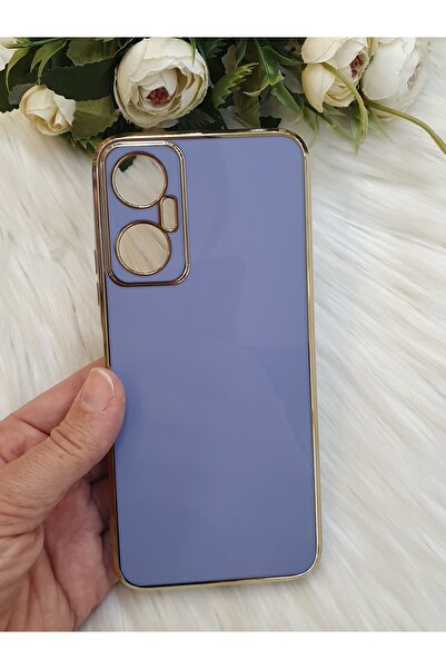 ZB Aksesuarda Moda Infinix Hot 20 5g X666 Compatible Gold Detailed Laser Cut ...