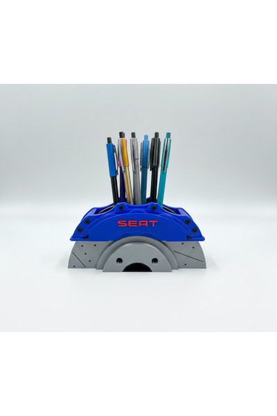 Teknovagroup Brake Disc Caliper Design Pen Holder – Automotive Themed Desktop...