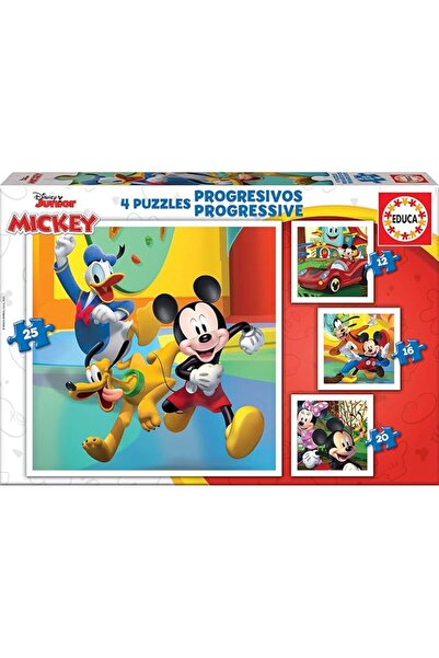 EDUCA Progressive Puzzles Mickey and Friends