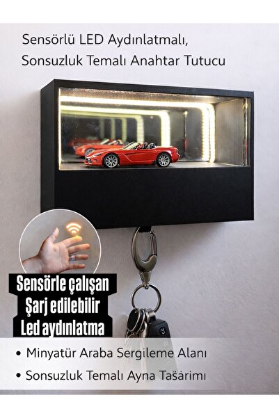 Mystoray Sonsuzluk Garaj Anahtarlık Standı Premium Ürün,duvar,minyatür araba ...