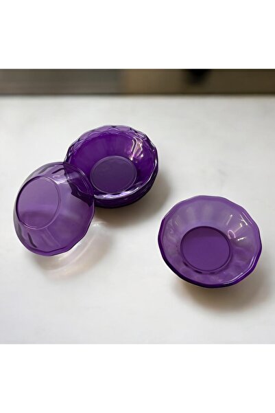 UpHome 12-Piece Tea Plate Set Coasters Crystal