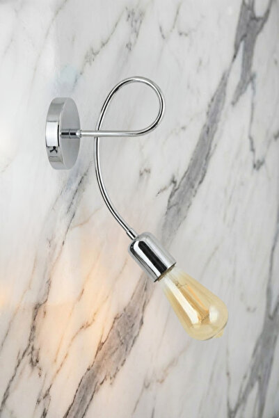 RONİSU AYDINLATMA Zenixa Tekli Aplik - Yatak Odası, Banyo Uyumlu Duvar Aplik